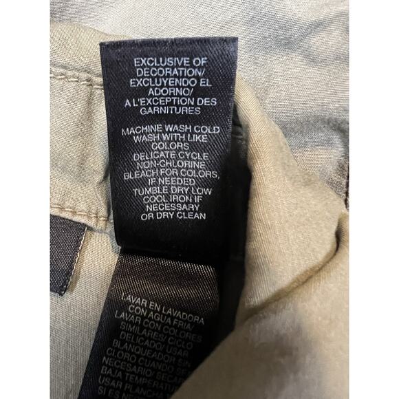 DKNY Active Utility Jacket Women’s Lightweight Zip Button Olive Green Small - Picture 7 of 9